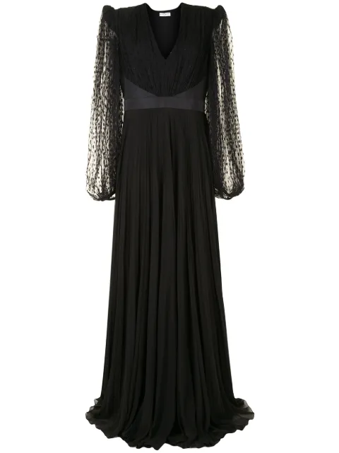 Givenchy sheer-lace detail dress Black BW20WH209L