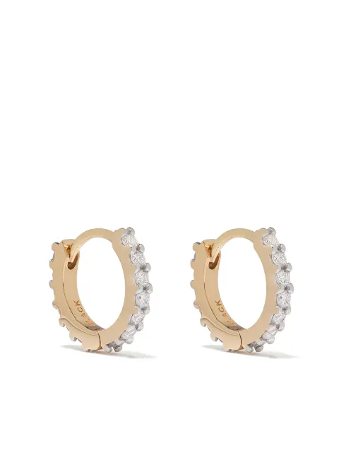 Maria Black 14kt yellow gold diamond Madame hoop earrings Gold H1017YPAIR