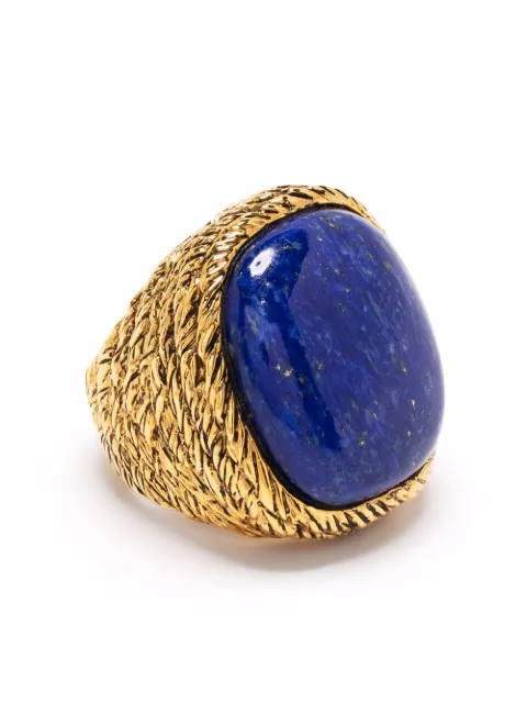 Aurelie Bidermann Miki lapis lazuli ring Gold MIKBA02LLMG