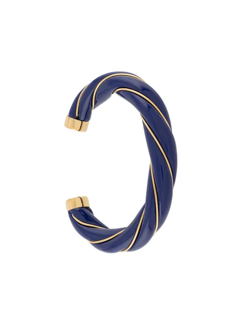Aurelie Bidermann Diana twist-cuff bracelet Blue DIAF16BR06N2MG