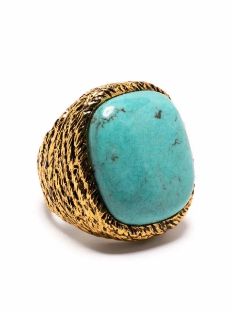 Aurelie Bidermann 18kt gold Miki signet ring Gold MIKBA02TUMG