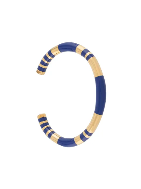 Aurelie Bidermann Positano two-tone bangle Blue POSBR01BMG