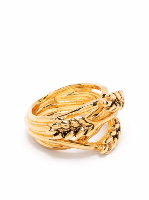 Aurelie Bidermann wheat-detail ring Gold WHEBA02MG