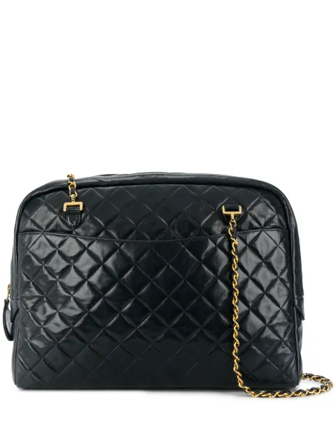 CHANEL Pre-Owned 2004 diamond-quilted shoulder bag Blue CHANELSHOPPER