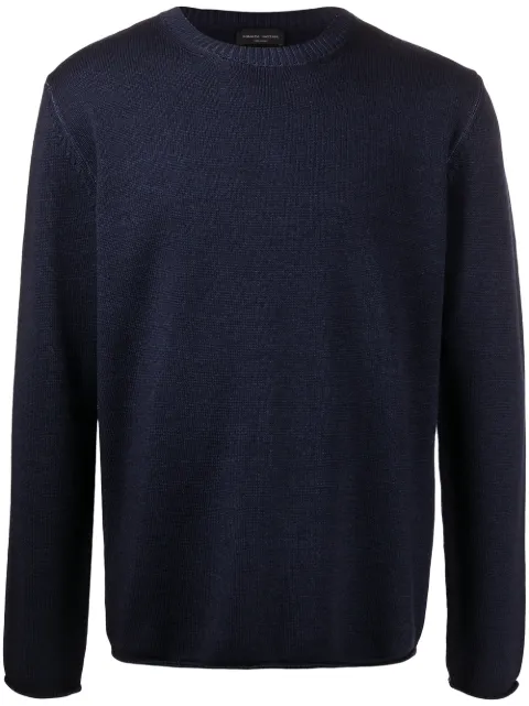 Roberto Collina round neck jumper Blue RD10201
