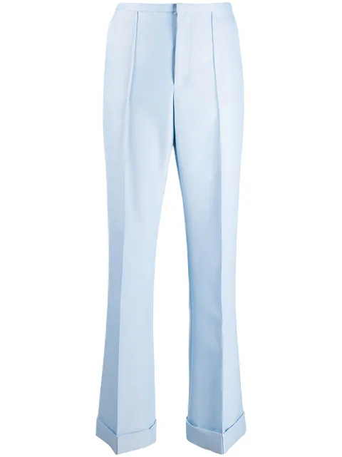 Philosophy Di Lorenzo Serafini flared-leg tailored trousers Blue A03227135