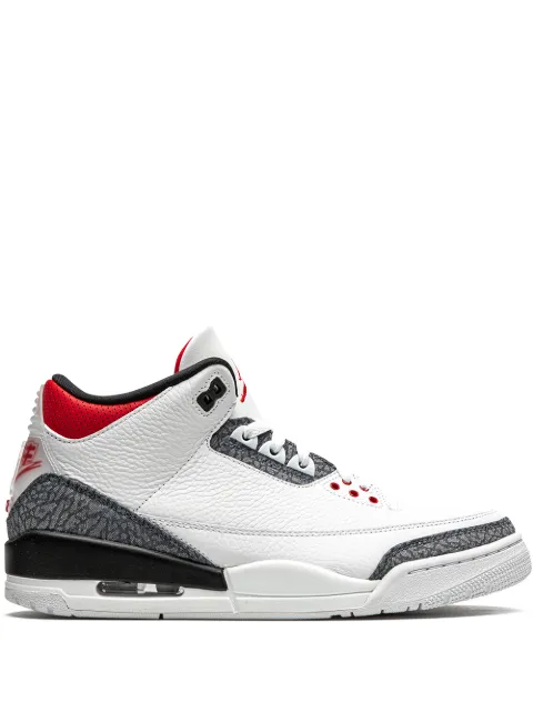 Jordan Air Jordan 3 Retro SE-T Denim "Japan Exclusive - Fire Red" sneakers White CZ6433