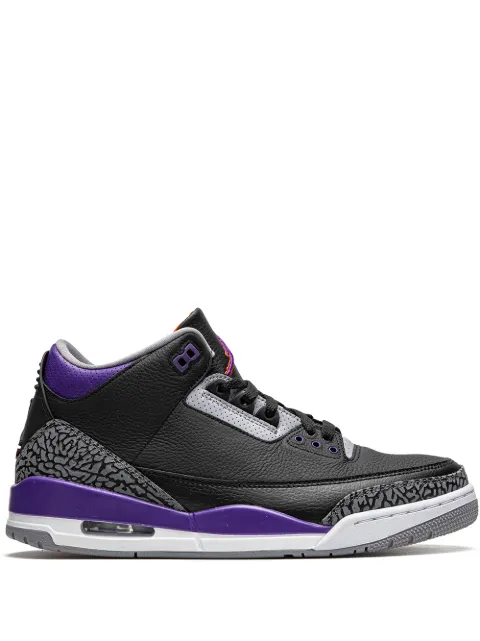 Jordan Air Jordan 3 Retro "Court Purple" sneakers Black CT8532
