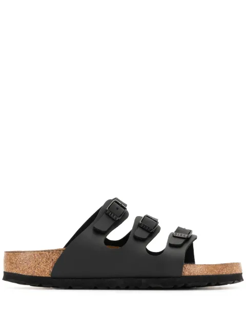 Birkenstock Florida three-buckle sandals Black 53013