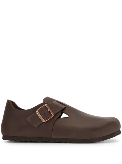 Birkenstock London leather shoes Brown 166531