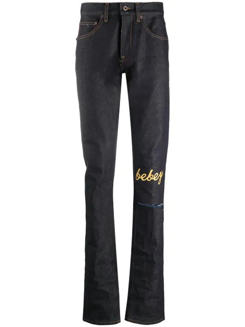 Off-White x Theophilus London bebey selvedge jeans Blue OMYA068G20DEN0014518