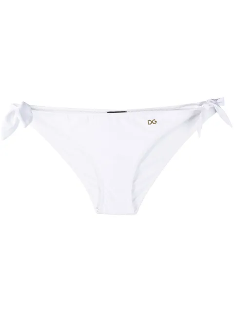 Dolce & Gabbana side-tie bikini bottoms White O2A06JFUGA2