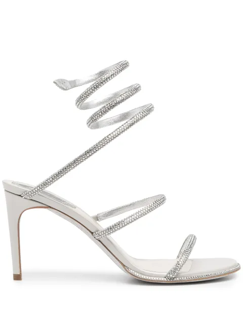 René Caovilla Cleo wrap sandals Silver C10416080R001V232