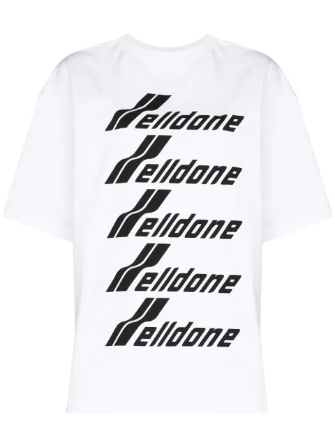 We11done logo-print T-shirt White WDTP620074UWHWHITE