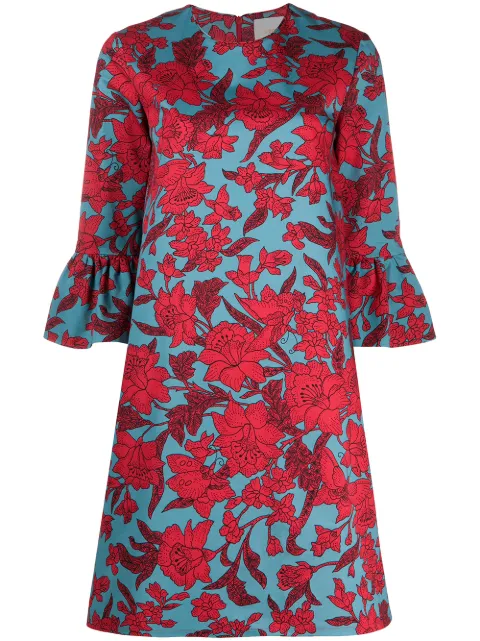 La DoubleJ 24/7 floral print dress Red DRE0050COT006LIL0005