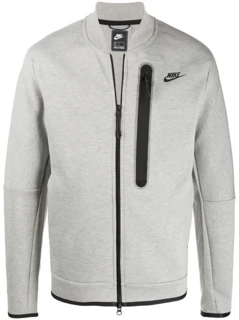 Nike logo zipped sweatshirt Grey CZ1797
