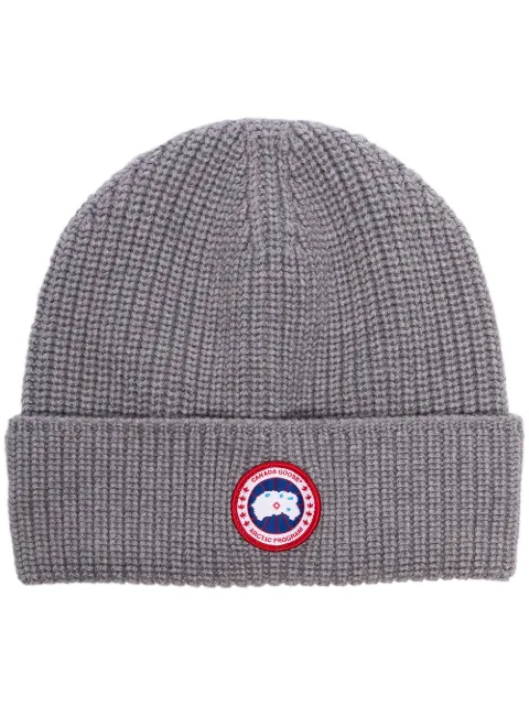 Canada Goose Arctic Disk wool beanie hat Grey 5026M