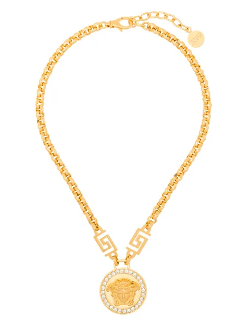 Versace La Medusa crystal necklace Gold DG1E009DJMX