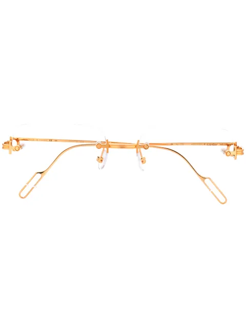 Cartier Eyewear frameless glasses Gold CT0171O