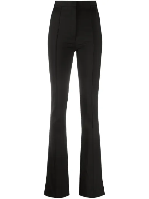 Patrizia Pepe high-waisted flared leg trousers Black CP0208AQ39