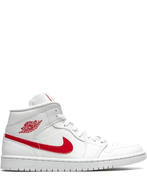 Jordan Air Jordan 1 Mid "University Red" sneakers White BQ6472
