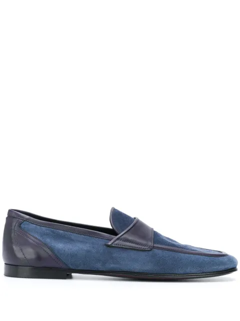 Dolce & Gabbana colour block loafers Blue A50351AX934