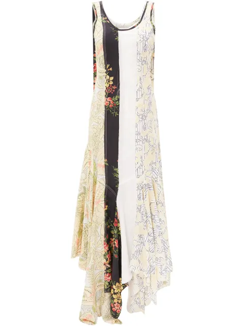 JW Anderson floral patchwork dress Neutrals DR0151PG0492999