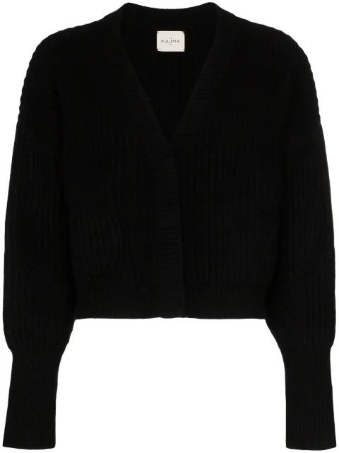 Le Kasha cropped cardigan Black MONACO0