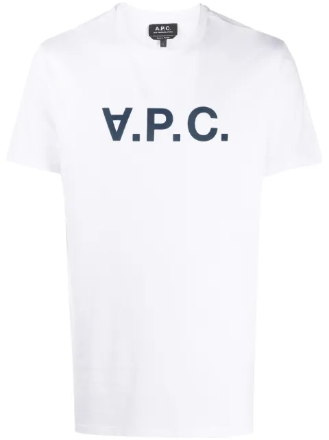 A.P.C. logo print t-shirt White COBQXH26586