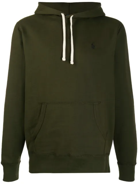 Polo Ralph Lauren embroidered logo relaxed-fit hoodie Green 710766778024