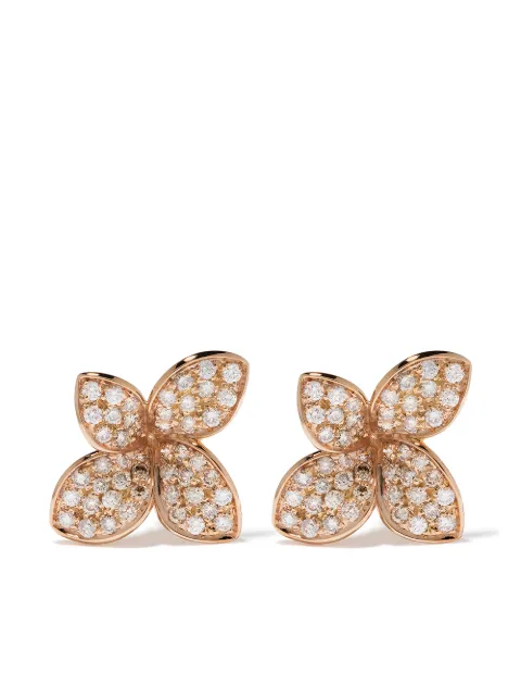 Pasquale Bruni 18kt rose gold diamond Petit Garden earrings Pink 15371R