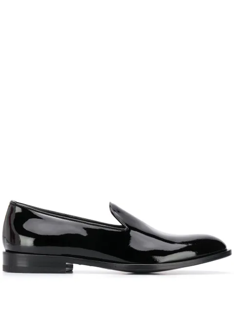 Scarosso George patent leather slippers Black GEORGESLIPBLAPATE