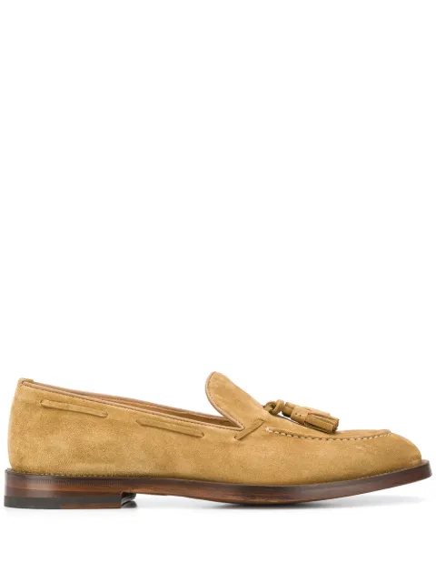 Scarosso x WM Brown William suede loafers Neutrals WILLIAMLOAFTANSUED