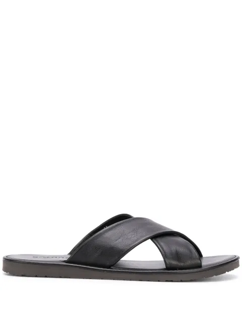 Scarosso Adriano crossover sandals Black ADRIANOSANDBLACALF