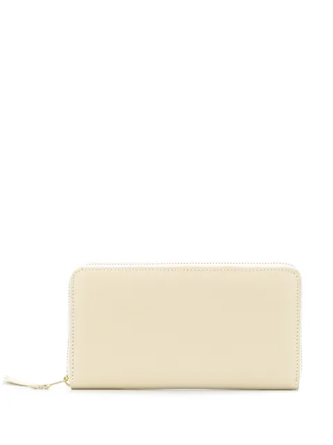 Comme Des Garçons Wallet zip around leather purse Neutrals SA0111