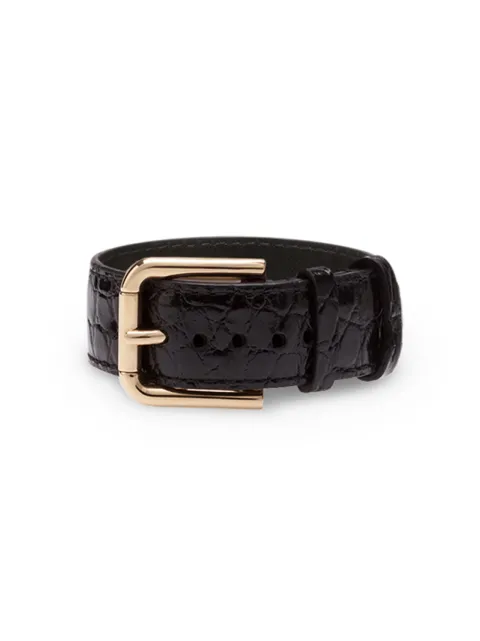Dolce & Gabbana buckle-fastening bracelet Black BL0065A2T68