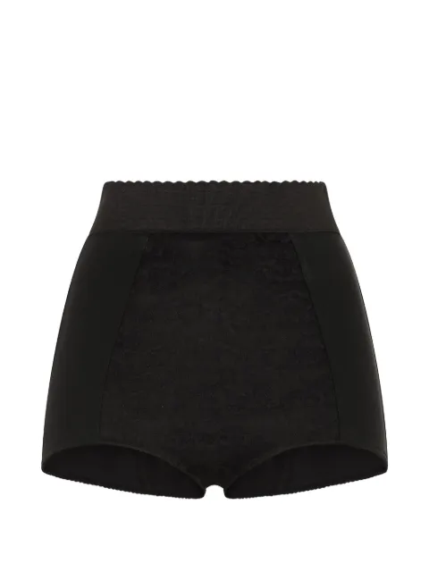 Dolce & Gabbana Guaina jacquard and satin culottes Black FTAG1TG9798