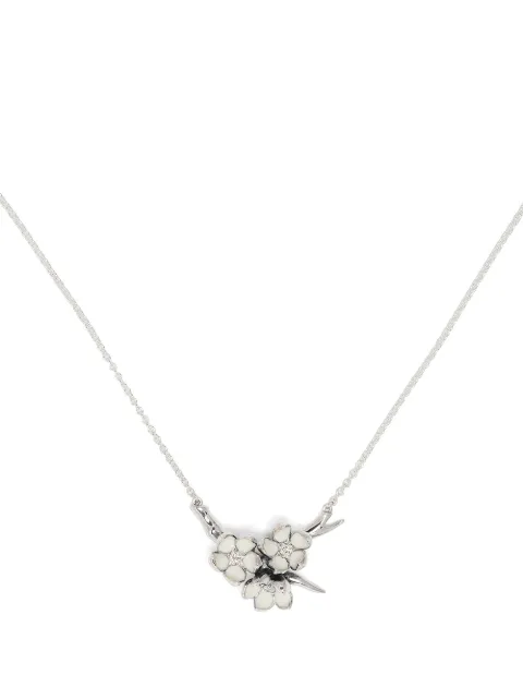Shaun Leane Cherry Blossom diamond necklace Silver CB008SSWHNOS