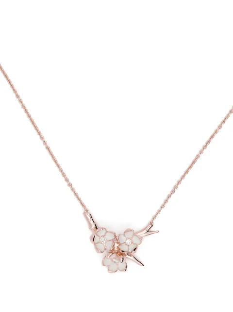 Shaun Leane Cherry Blossom diamond pendant necklace Pink CB008RVWHNOS