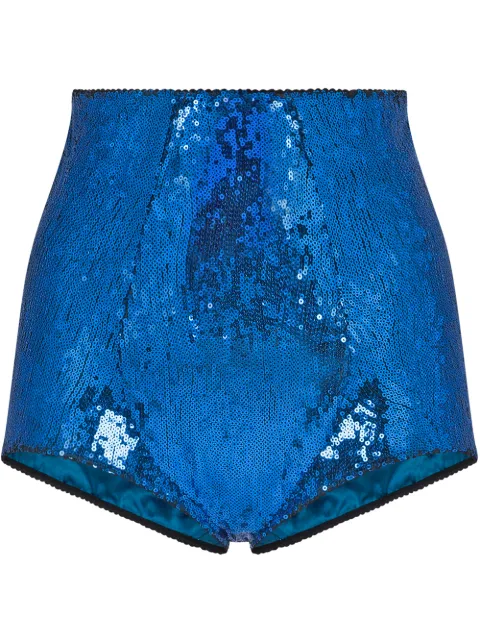 Dolce & Gabbana sequinned briefs Blue O2B30TFLMK4