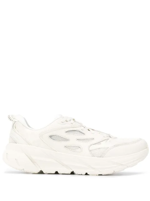 HOKA mesh panel sneakers White 1117050