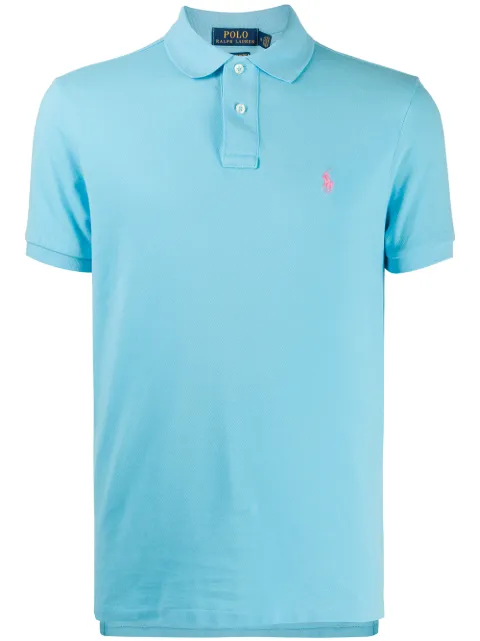 Polo Ralph Lauren logo-embroidered polo shirt Blue 710782592023