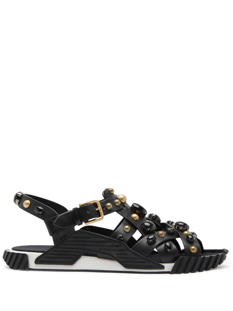 Dolce & Gabbana NS1 studded sandals Black CS1795AX659