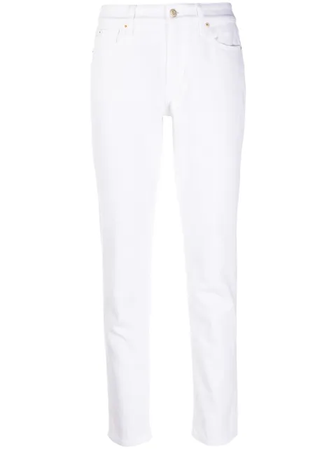 Ralph Lauren Collection slim-fit high rise jeans White 290767350001