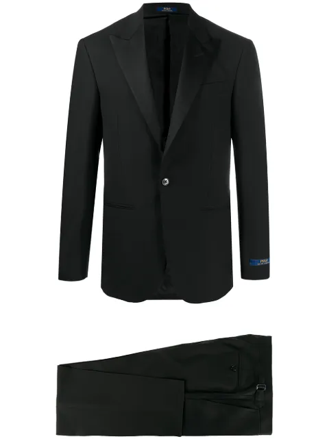 Polo Ralph Lauren fitted tuxedo suit Black 715512155001