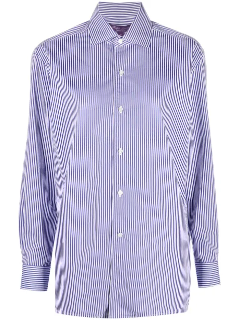 Ralph Lauren Collection stripe print shirt Blue 290671662001
