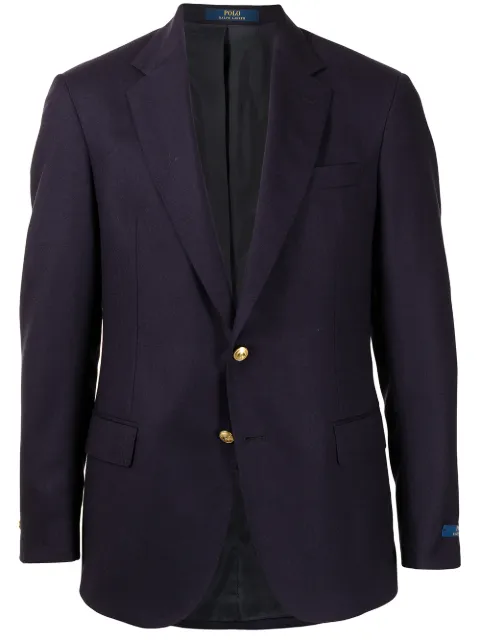 Polo Ralph Lauren single-breasted wool blazer Blue 715512095001