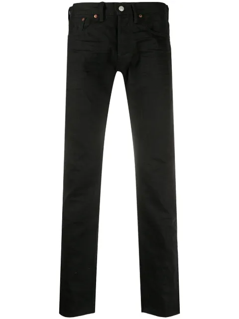 Ralph Lauren RRL slim-fit mid-rise jeans Black 782504838004