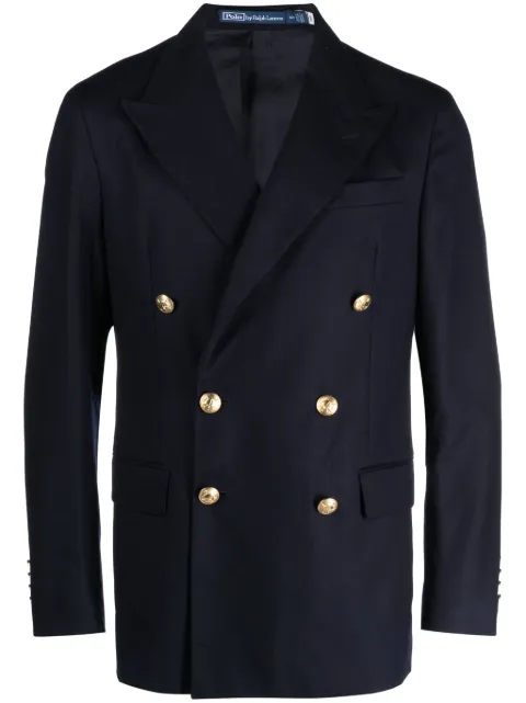 Polo Ralph Lauren The Iconic Doeskin double-breasted blazer Blue 715540513001