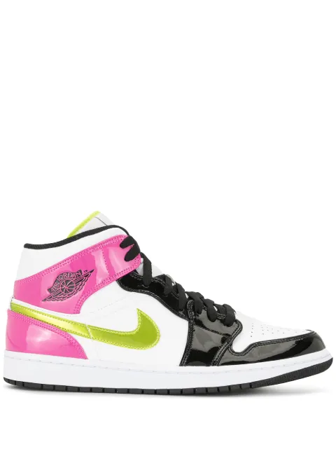 Jordan Air Jordan 1 Mid SE "Cyber / Active Fuchsia" sneakers White CZ9834